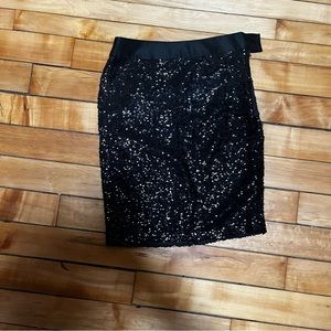 Sequin pencil skirt